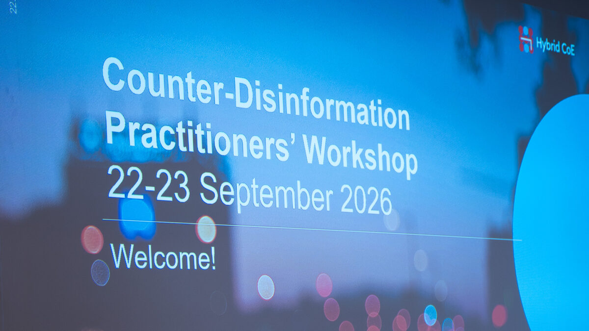 Counter-Disinformation Practitioniers' Workshop